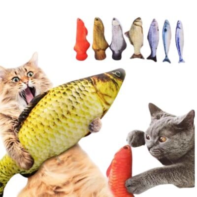 🐠🐾 PECES DE PELUCHE PARA GATOS🐈