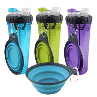 mundosimuffin.com (7) BOTELLA PORTA AGUA Y COMIDA 2 EN 1