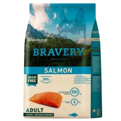 mundosimuffin.com (11) BRAVERY SALMON ADULTO RAZA MEDIANA/GRANDE 12KG