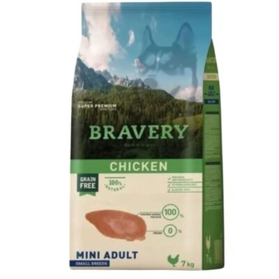 mundosimuffin.com (12) BRAVERY POLLO MINI ADULT./ RAZA PEQUEÑA