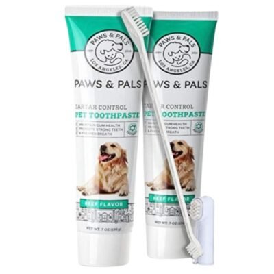 mundosimuffin.com (80) SET DE CEPILLO DENTAL Y CREMA DE DIENTES PARA PERROS